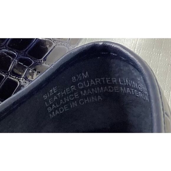 Cushionaire Blue Croc Embossed Comfort Clog Size 8.5 - Picture 7 of 8